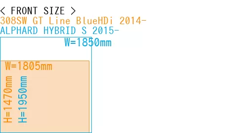 #308SW GT Line BlueHDi 2014- + ALPHARD HYBRID S 2015-